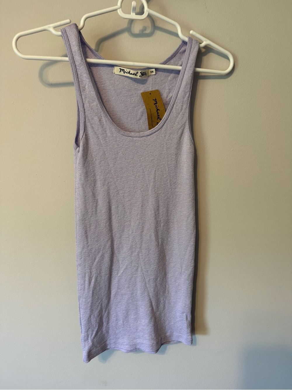 Michael Stars Lilac Scoop Tank Top